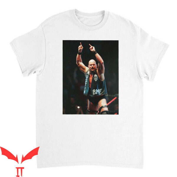 Vintage Stone Cold T-Shirt Steve Austin WWE Logo 90s