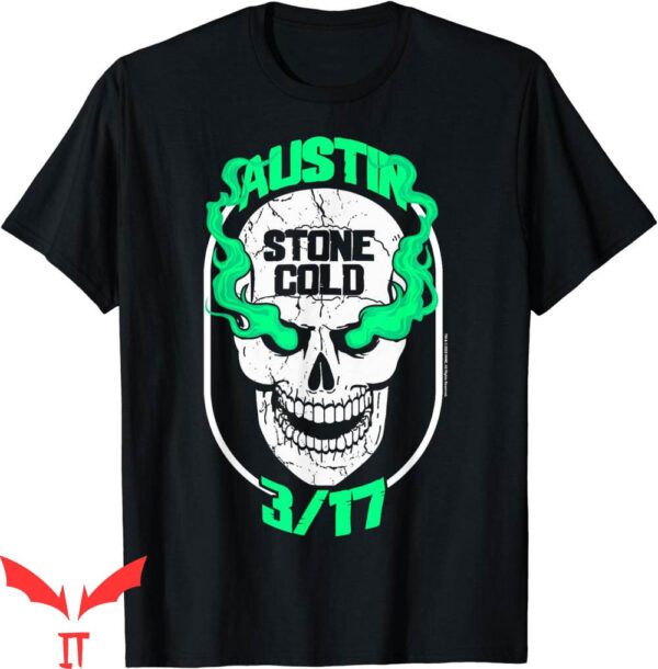 Vintage Stone Cold T-Shirt WWE St Patrick’s Day Austin 3-17