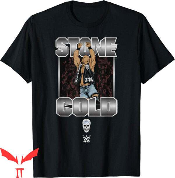 Vintage Stone Cold T-Shirt WWE Steve Austin Cartoon