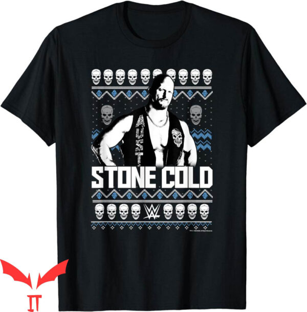 Vintage Stone Cold T-Shirt WWE Steve Austin Ugly Christmas