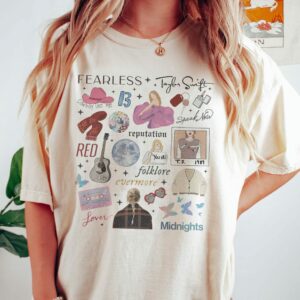 Vintage Taylor The Eras Tour Shirt For Fans