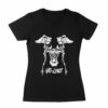 Vio-lence Vio-dude Skeleton Girls T-shirt