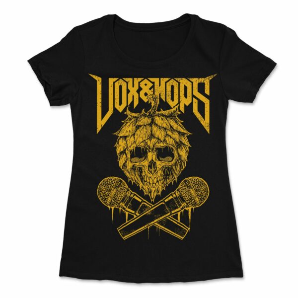 Vox&Hops Enjoy Life, Metal & Craft Beer Girls T-shirt