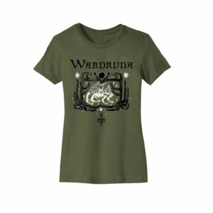 Wardruna Kvit Hjort Girls T-shirt