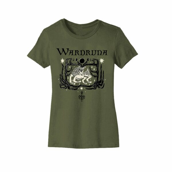 Wardruna Kvit Hjort Girls T-shirt