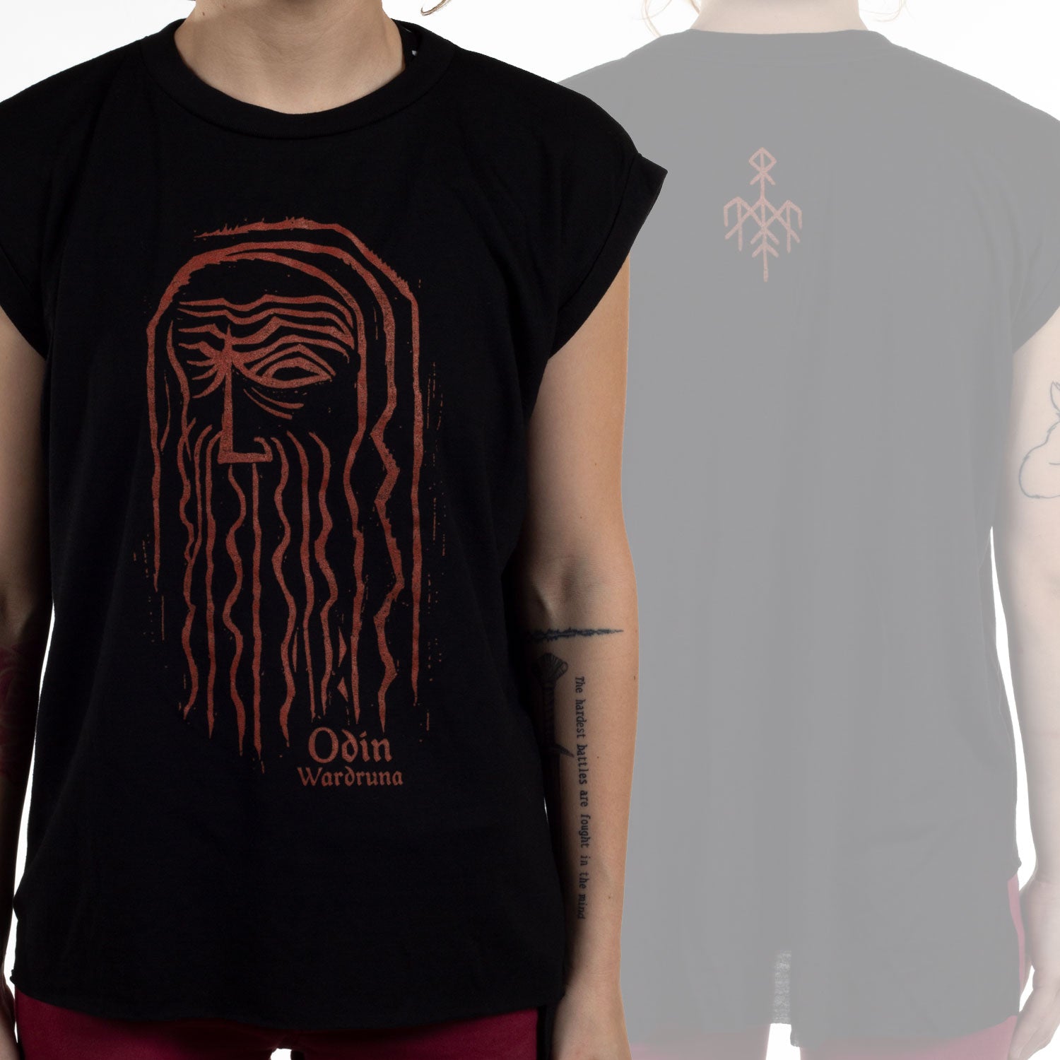 Wardruna Odin Sleeveless (Black) Girls T-shirt Wardruna Odin Sleeveless (Black) Girls T-shirt