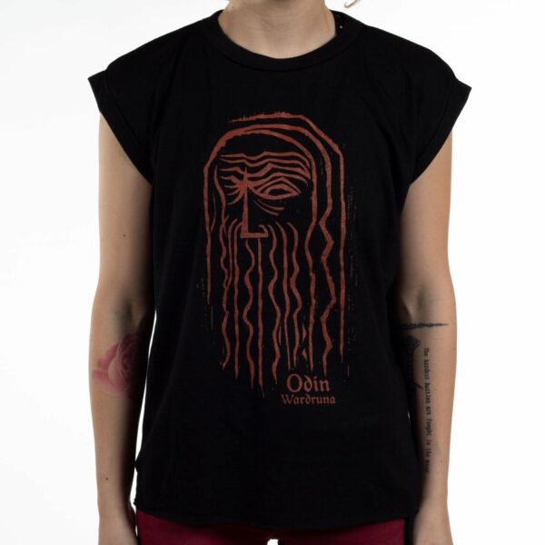 Wardruna Odin Sleeveless (Black) Girls T-shirt