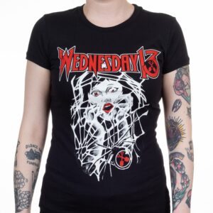Wednesday 13 Spiderweb Girl Girls T-shirt