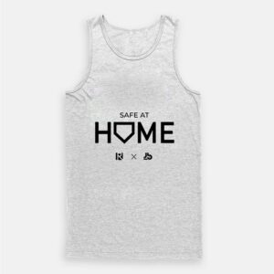 White Routine X Justbats Safe At Home Tank Top