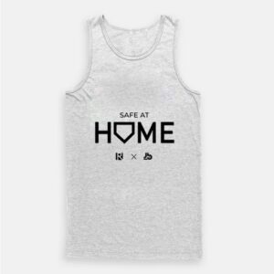 White Routine X Justbats Safe At Home Tank Top