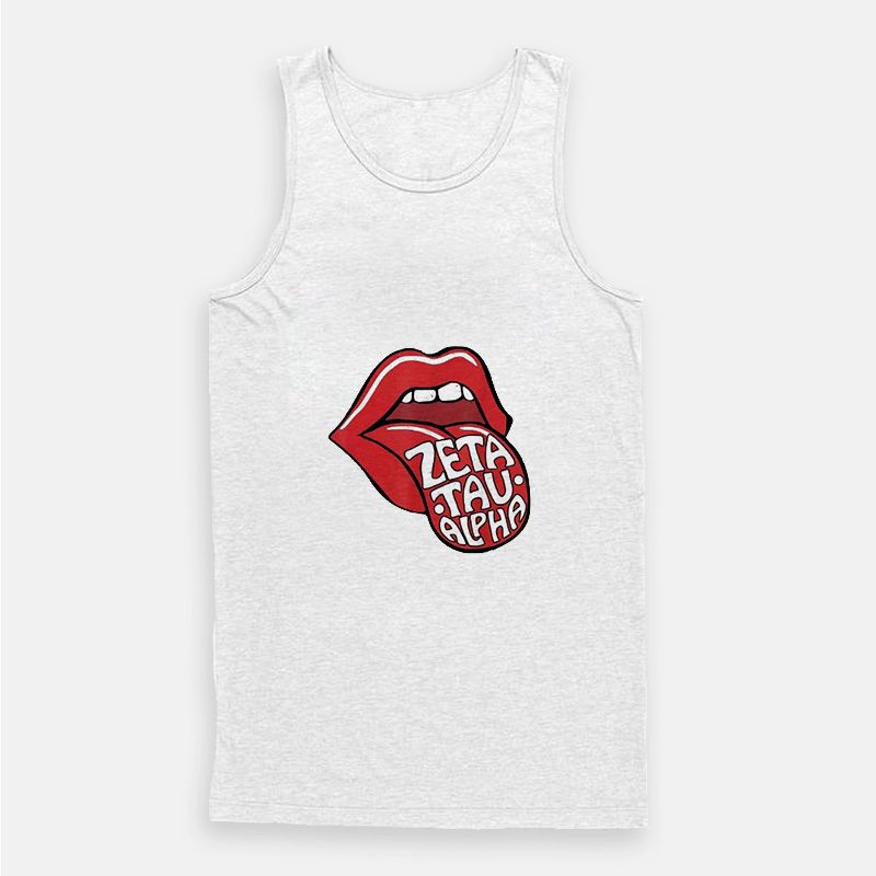 ZTA Zeta Tau Alpha Retro Vintage Tank Top ZTA Zeta Tau Alpha Retro Vintage Tank Top