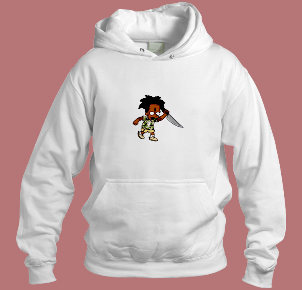 21 Savage Simpson Kill By Knife Aesthetic Hoodie Style 21 Savage Simpson Kill By Knife Aesthetic Hoodie Style
