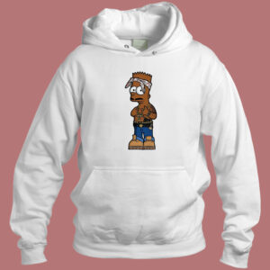 2Bart Tupac Shakur The Simpson Hoodie Style