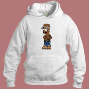 2Bart Tupac Shakur The Simpson Hoodie Style