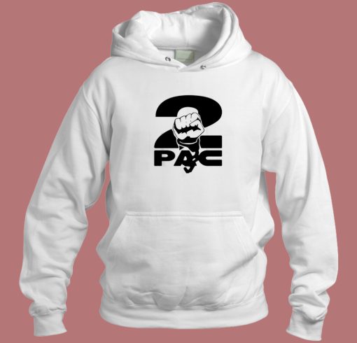 2pac Fist Overlap Old School Hoodie Style 2pac Fist Overlap Old School Hoodie Style