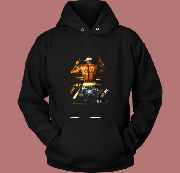 2pac Middle Fingers Rap Vintage Hoodie