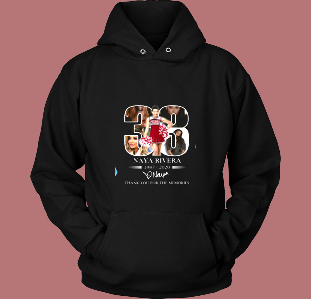 33 Naya Rivera 1987 2020 Vintage Hoodie 33 Naya Rivera 1987 2020 Vintage Hoodie
