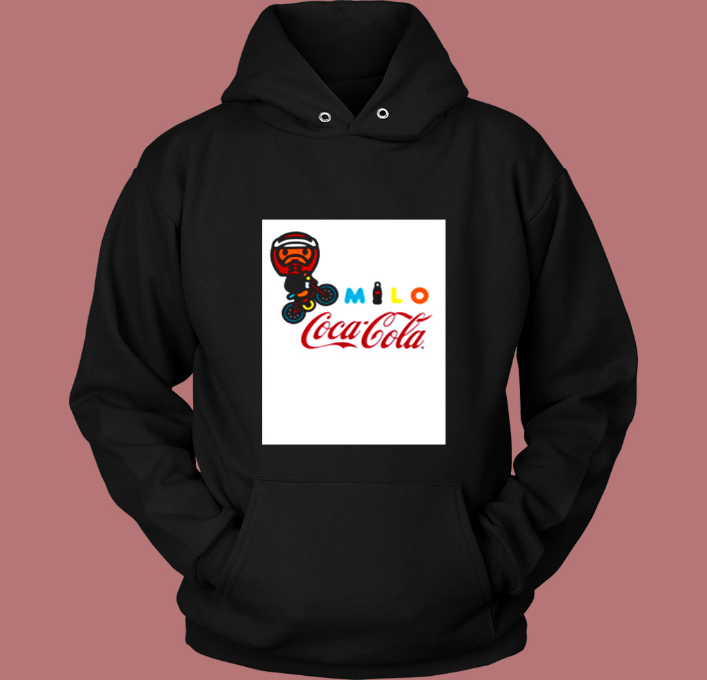 A Bathing Ape X Coca Cola Milo Bmx Vintage Hoodie A Bathing Ape X Coca Cola Milo Bmx Vintage Hoodie