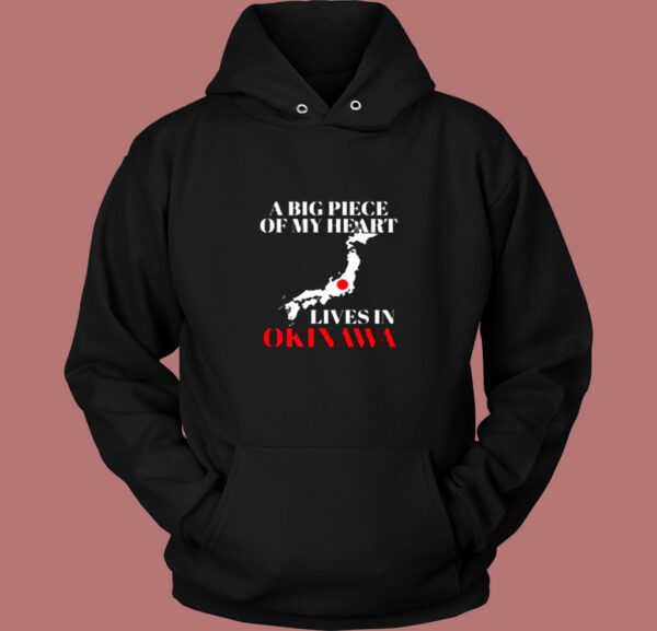 A Big Part Of My Heart Lives In Okinawa Vintage Hoodie