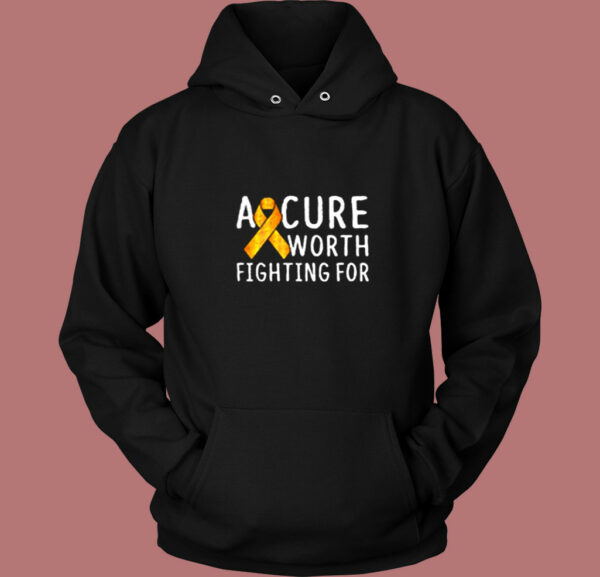 A Cure Worth Fighting For Vintage Hoodie