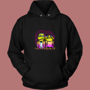 A Day To Remember Rick And Morty 80s Hoodie 1