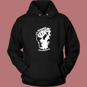 A Woman Place Is In The Revolution Black Lives Matter Symbol Vintage Hoodie