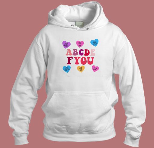 ABCDEFU Matching Colour Hoodie Style ABCDEFU Matching Colour Hoodie Style