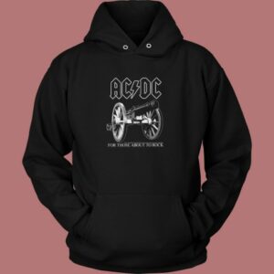 AC DC About To Rock Hoodie Style