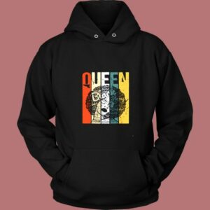 Afro Black Queen Vintage Hoodie
