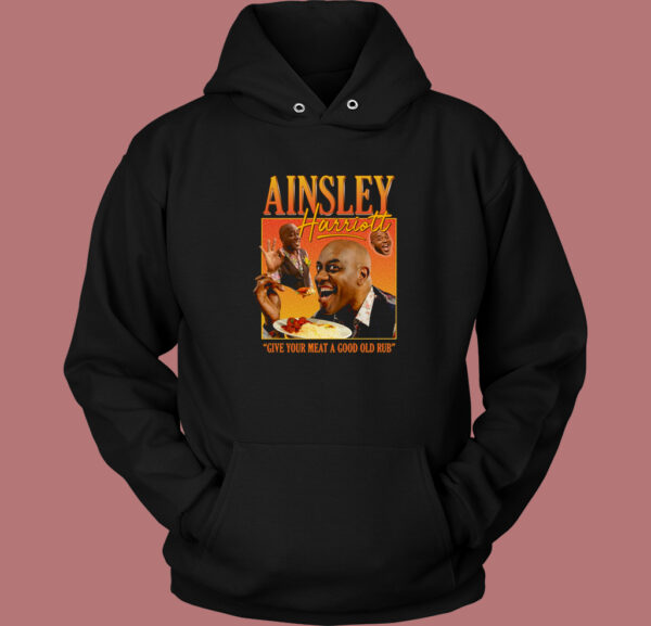 Ainsley Harriott Homage Vintage Hoodie StyleAinsley Harriott Homage Vintage Hoodie Style