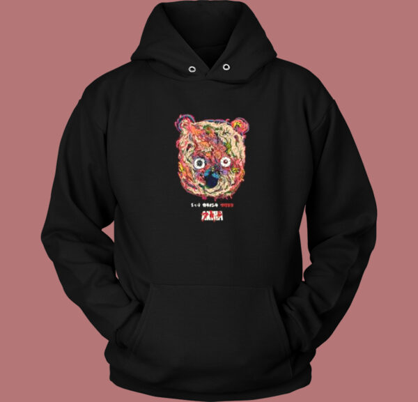 Akira Bear Art Hoodie Style