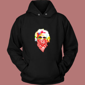 Albert Einstein Bandana Vintage Hoodie