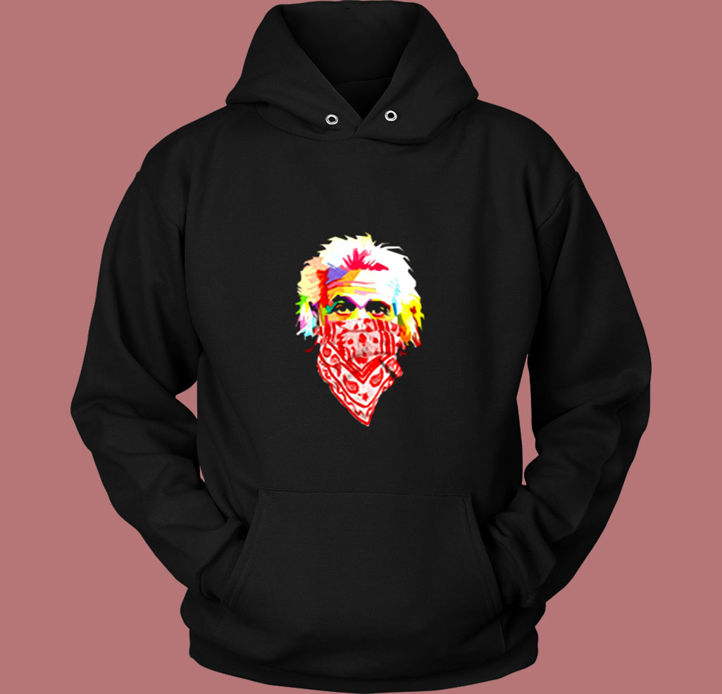 Albert Einstein Bandana Vintage Hoodie Albert Einstein Bandana Vintage Hoodie