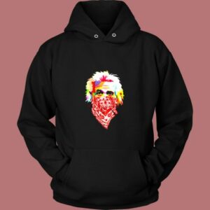 Albert Einstein Bandana Vintage Hoodie