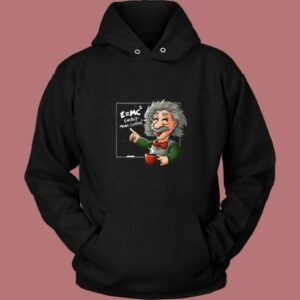 Albert Einstein Physicist Coffee Equation Vintage Hoodie