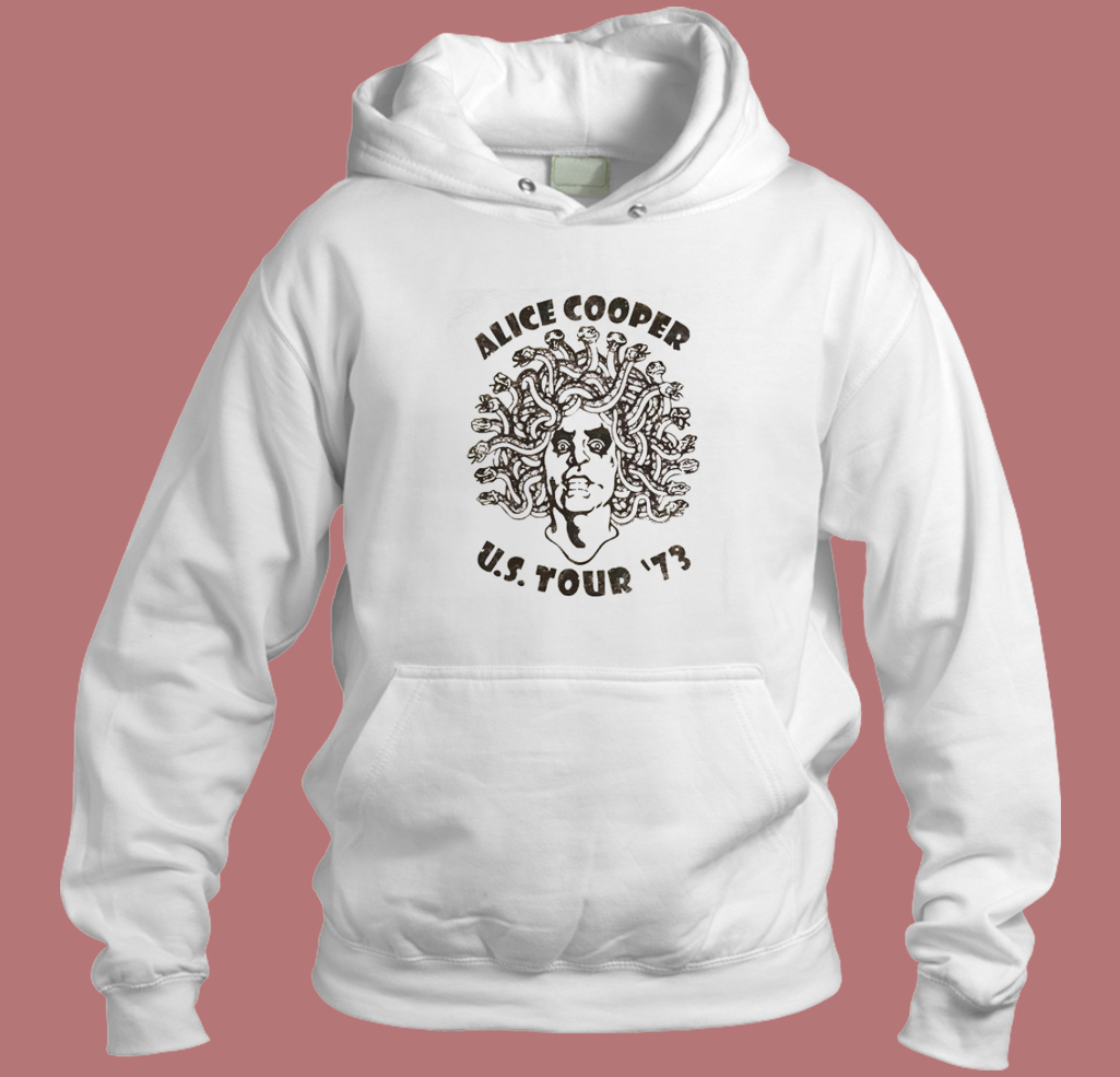 Alice Cooper Us Tour 73 Hoodie Style Alice Cooper Us Tour 73 Hoodie Style