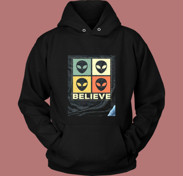 Alien Believe 2 Vintage Hoodie
