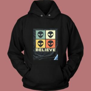 Alien Believe 2 Vintage Hoodie
