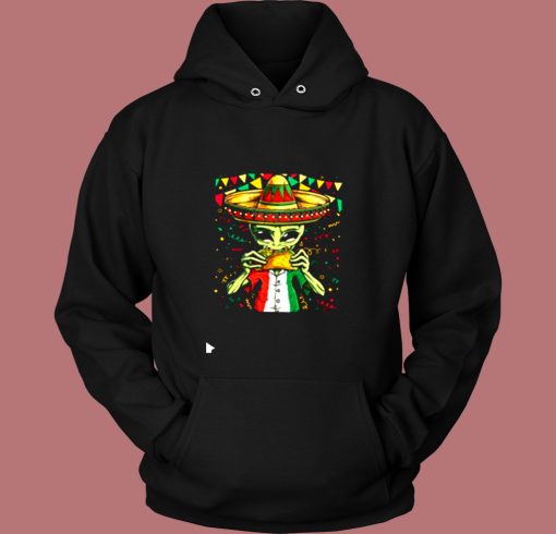 Alien Eating Taco Vintage Hoodie Alien Eating Taco Vintage Hoodie