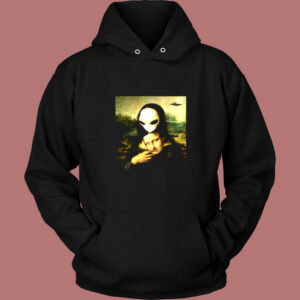 Alien Monalisa Vintage Hoodie