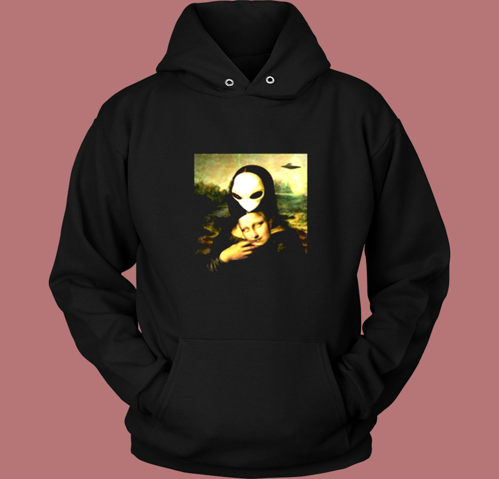 Alien Monalisa Vintage Hoodie Alien Monalisa Vintage Hoodie