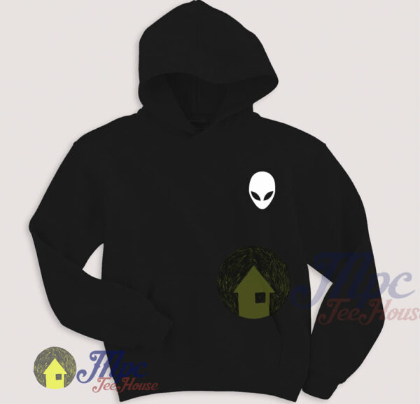 Alien Symbol Black Hoodie