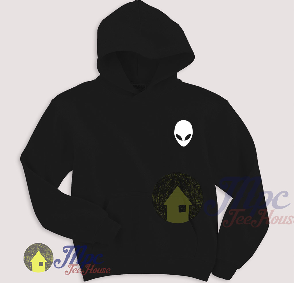 Alien Symbol Black Hoodie Alien Symbol Black Hoodie