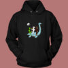Alien Unicorn Bigfoot Riding Loch Ness Monster Vintage Hoodie