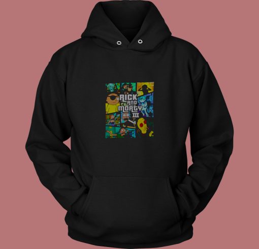 All Seasons Rick Andmorty Mash Up 80s Hoodie All Seasons Rick Andmorty Mash Up 80s Hoodie