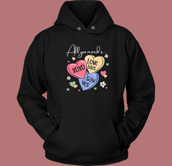 All You Need Is Love Bites Hoodie Style
