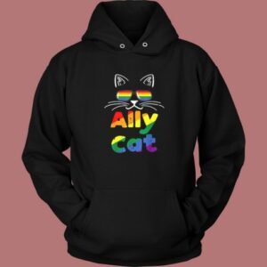 Ally Cat Pride Month Hoodie Style 2
