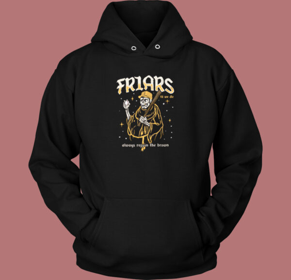 Always Reppin The Brown Hoodie Style On Sale