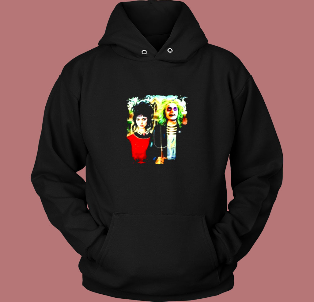 American Beetlejuice Gothic And Lydia Vintage Hoodie American Beetlejuice Gothic And Lydia Vintage Hoodie