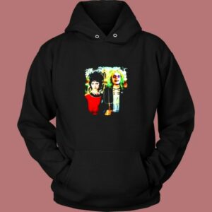 American Beetlejuice Gothic And Lydia Vintage Hoodie 2